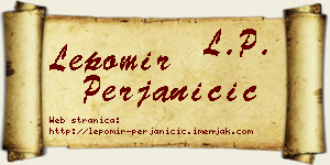 Lepomir Perjaničić vizit kartica